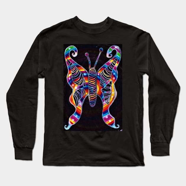 Butterfly in the Sky Long Sleeve T-Shirt by CAutumnTrapp